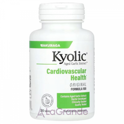 Kyolic Aged Garlic Extract Cardiovascular Health Formula 100 ĳ    -  