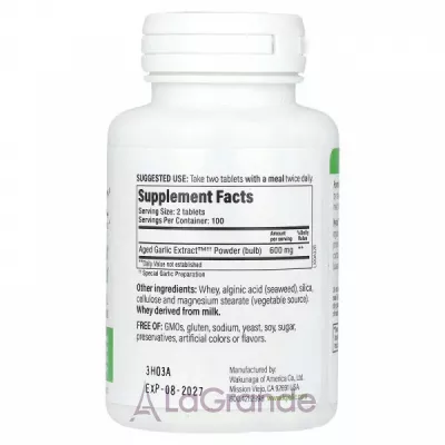 Kyolic Aged Garlic Extract Cardiovascular Health Formula 100 ĳ    -  