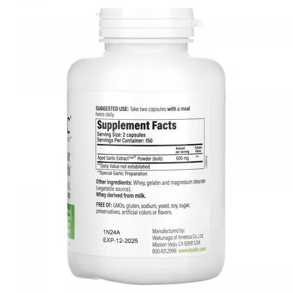 Kyolic Aged Garlic Extract Cardiovascular Health Original Formula 100 ����������� ������� ��� ��������� ��������-���������� ������� 