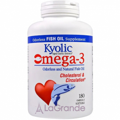 Kyolic Omega-3 Cholesterol & Circulation ĳ  