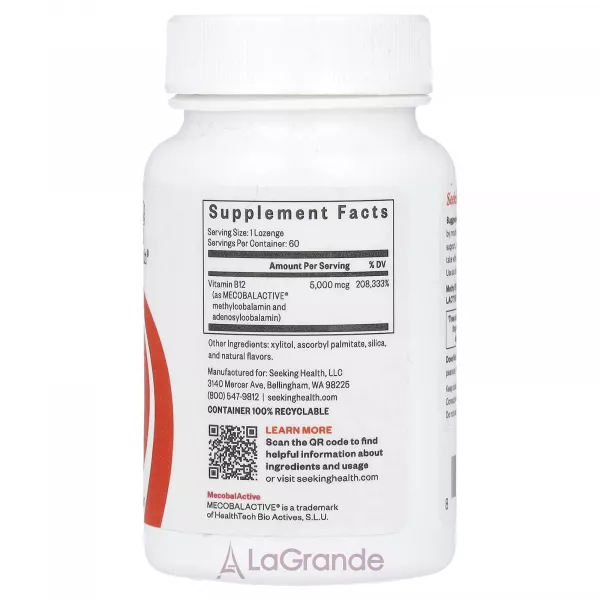 Seeking Health Methyl B12 5000 ����������� ������� 