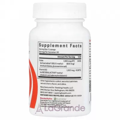 Seeking Health Vitamin B12 With L-Methylfolate ĳ  