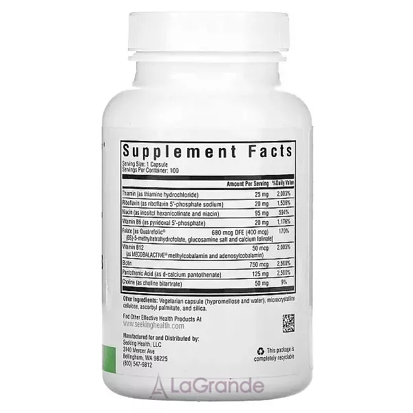 Seeking Health B Complex Plus �������� ��������� ������ � ����