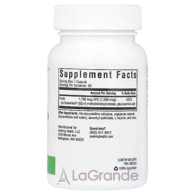 Seeking Health L-Methylfolate 1 mg   