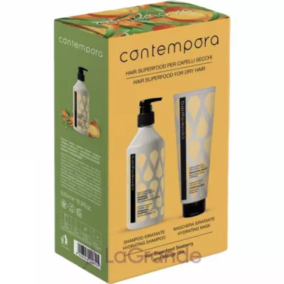 Barex Italiana Contempora Hair Superfood For Dry Hair        (shm/500ml + mask/350ml)