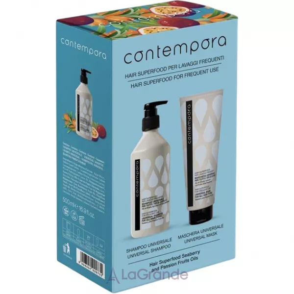 Barex Italiana Contempora Hair Superfood For Frequent Use ����� ��� ����� �� �������� ���� ����� (shm/500ml + mask/350ml)