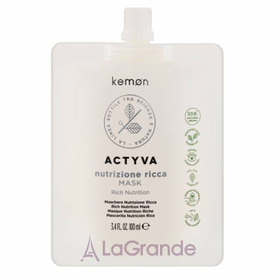 Kemon Actyva Nutrizione Ricca Mask Rich Nutrition Pouch Bag ����������� ����� ��� ����� ����� ����� (refill)