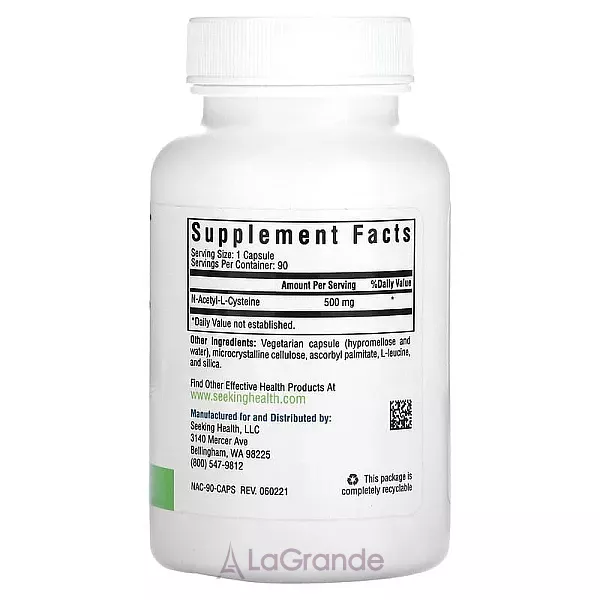 Seeking Health NAC 500 mg ����������� ������� 