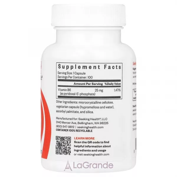 Seeking Health P-5-P 25 mg ����������� ������� 