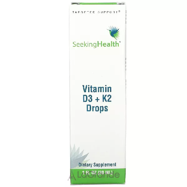 Seeking Health Vitamin D3 + K2 ĳ������ ������� � ������� 