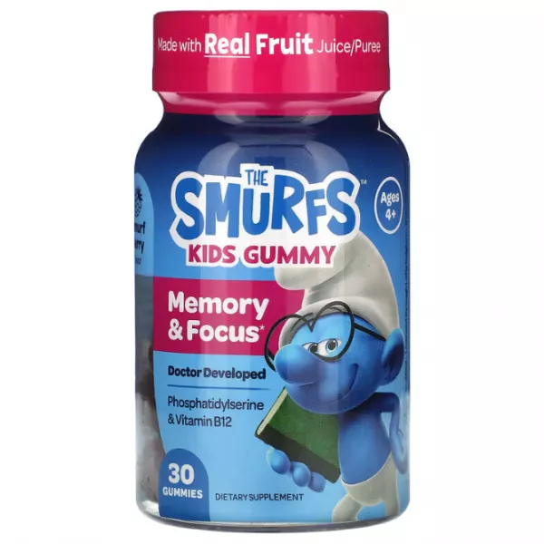 The Smurfs Kids Gummy Memory & Focus ����������� ������� ��� ��������� ������ � �������� ��� ����� �� 4 ���, � ������� ������