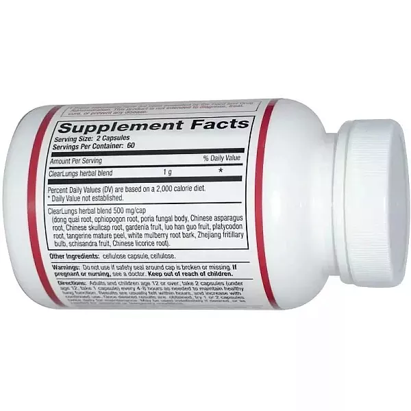 Ridgecrest Herbals Clear Lungs �������� ��� ��������� ������