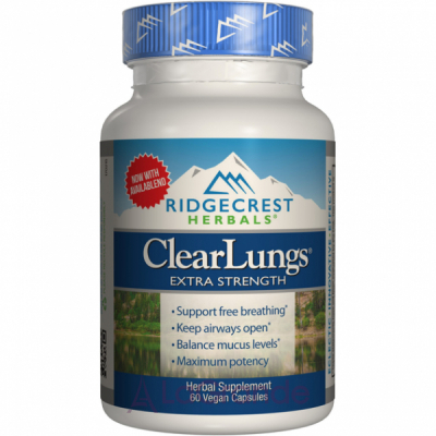 Ridgecrest Herbals Clear Lungs Extra Strength    ,  