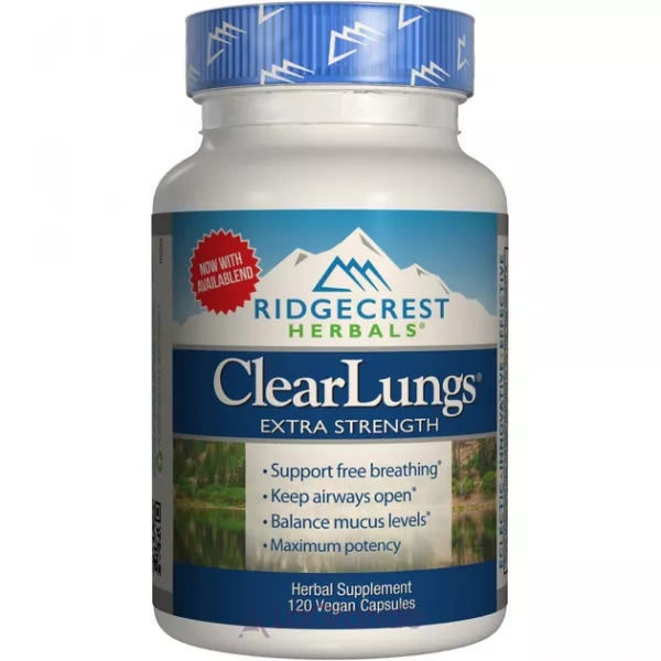 Ridgecrest Herbals Clear Lungs Extra Strength �������� ��� ��������� ������, ������ ����