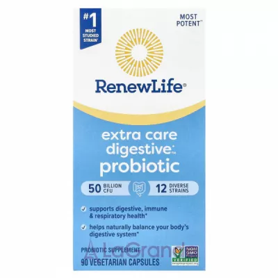 Renew Life Extra Care Digestive Probiotic   , 50  