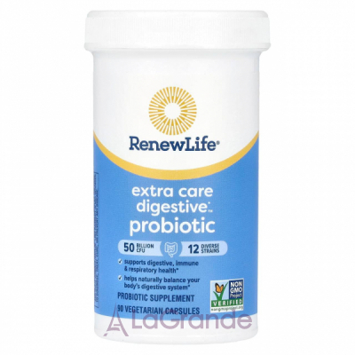 Renew Life Extra Care Digestive Probiotic   , 50  