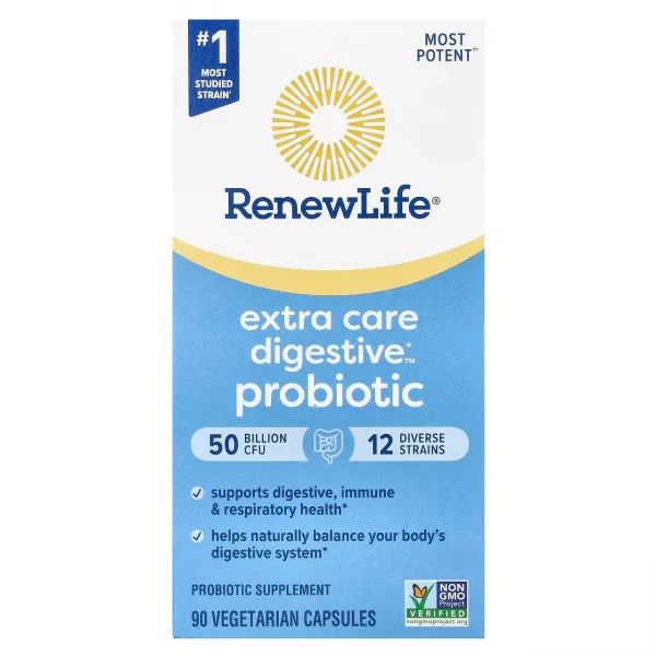 Renew Life Extra Care Digestive Probiotic ��������� ��� ������������, 50 ���� ���