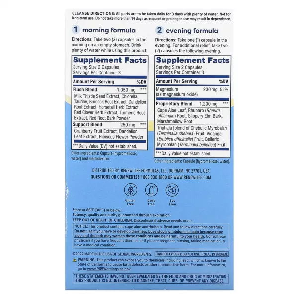 Renew Life 3-Day Cleanse ����������� ������� ��� 3-�������� �������� ���������