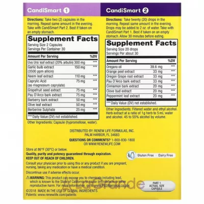 Renew Life CandiSmart  15-     