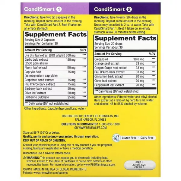 Renew Life CandiSmart ����������� 15-������� ��������� ��� �������� �� �������