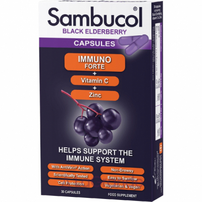 Sambucol Immuno Forte Black Elderberry Capsules    