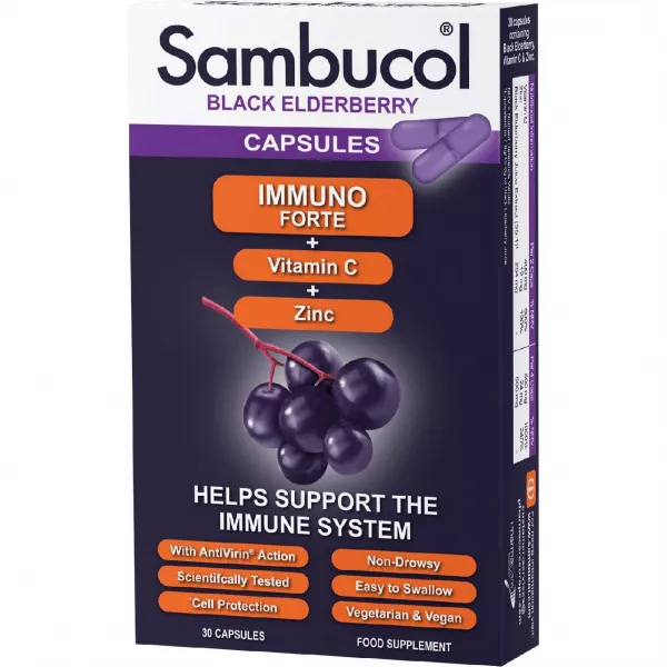 Sambucol Immuno Forte Black Elderberry Capsules ������� ��� ���������� 
