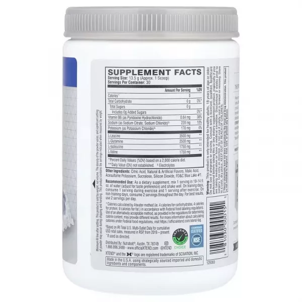 Scivation Xtend The Original 7G BCAA Blue Raspberry Ice ����������� BCAA � ������ 