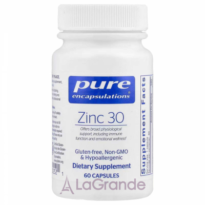 Pure Encapsulations Zinc 30 mg ĳ  
