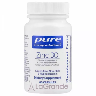 Pure Encapsulations Zinc 30 mg ĳ  