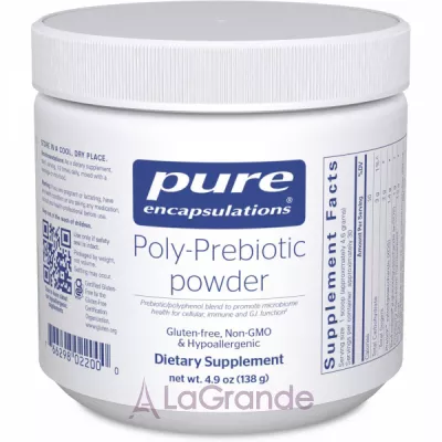Pure Encapsulations Poly-Prebiotic Powder     