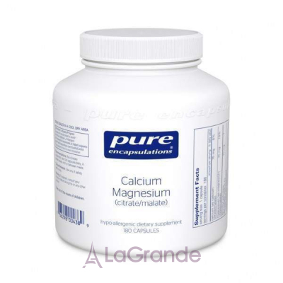 Pure Encapsulations Calcium Magnesium (citrate/malate) ĳ    '   -  