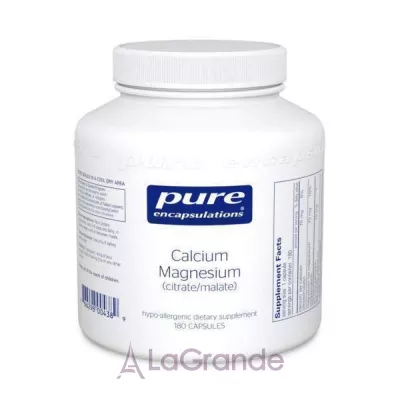 Pure Encapsulations Calcium Magnesium (citrate/malate) ĳ    '   -  