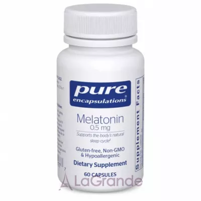 Pure Encapsulations Melatonin 0.5 mg ĳ  