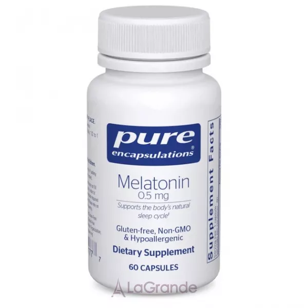 Pure Encapsulations Melatonin 0.5 mg ĳ������ ������� 