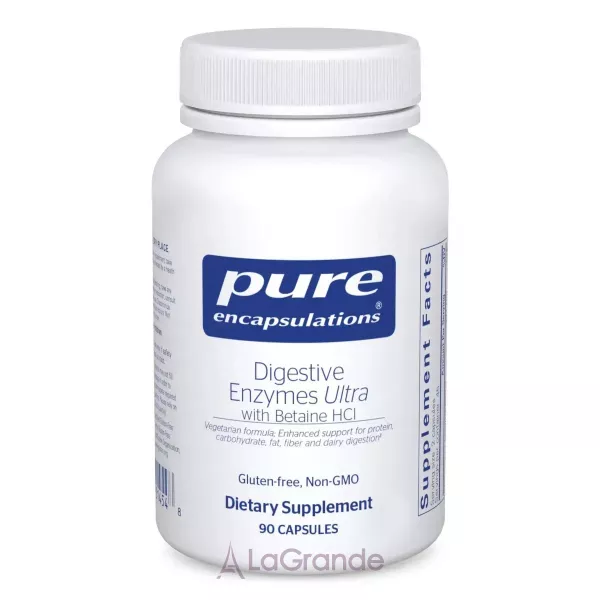Pure Encapsulations Digestive Enzymes Ultra with Betaine HCL ��������������� �������� � �������� HCL