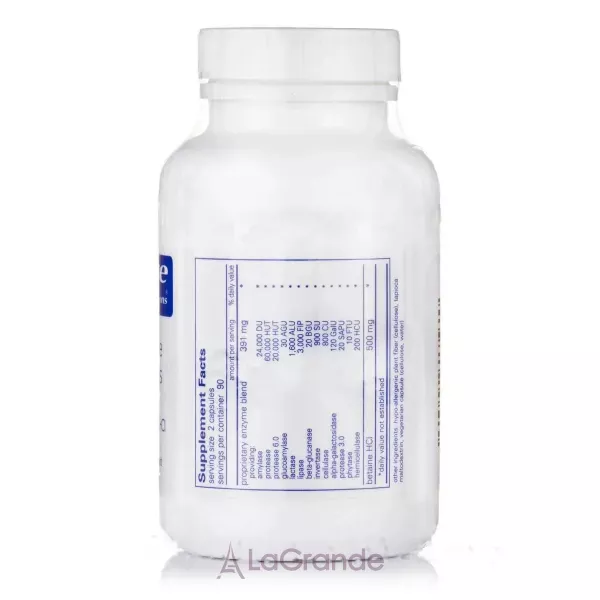 Pure Encapsulations Digestive Enzymes Ultra with Betaine HCL ��������������� �������� � �������� HCL