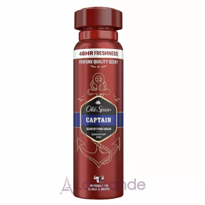 Old Spice Captain Deodorant Body Spray  