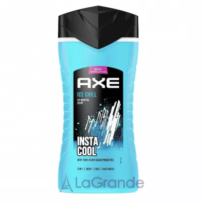 Axe Ice Chill 3 In 1 Body Face Hair Wash    ,   