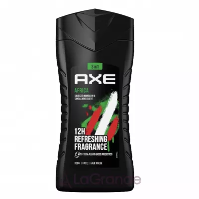  Africa 12 H Refreshing Fragrance 3 In 1 Body Face Hair Wash    ,    