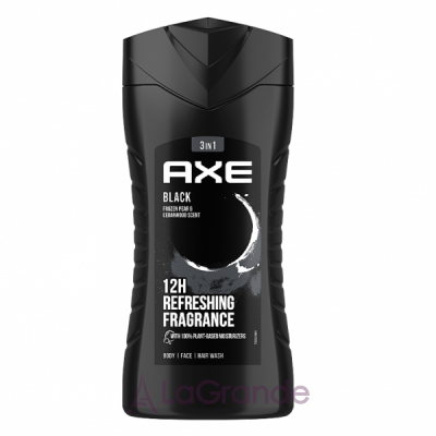  Black 12H Refreshing Fragrance 3 In 1 Body Face Hair Wash    ,   