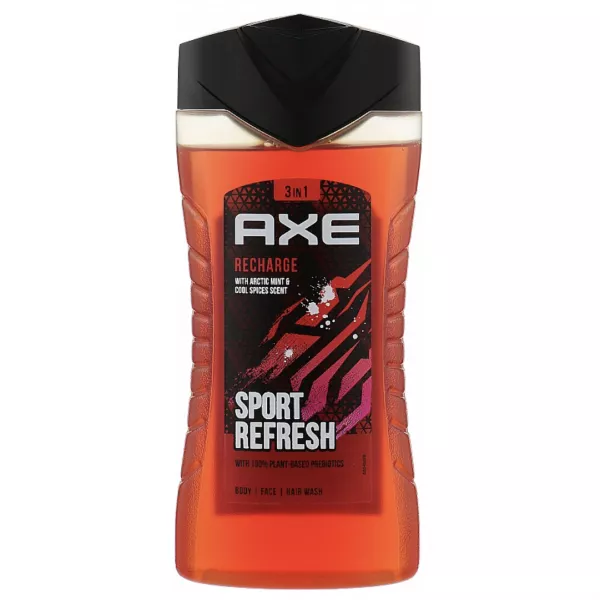 Axe Recharge Sport Refresh 3in1 Body Face Hair Wash ������� ���� ��� ����, ���� � �����
