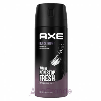 Axe Black Night 48H Non Stop Fresh Deodorant Bodyspray -  