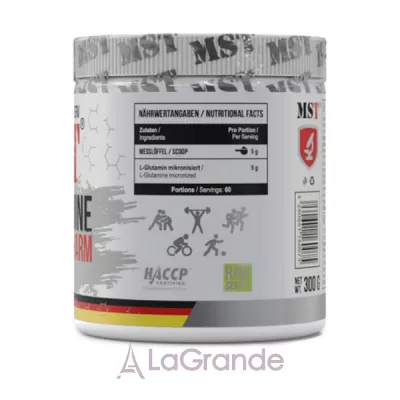 MST L-Glutamine Raw Unflavored    