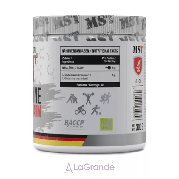 MST L-Glutamine Raw Unflavored ������������ �������� ��� �����