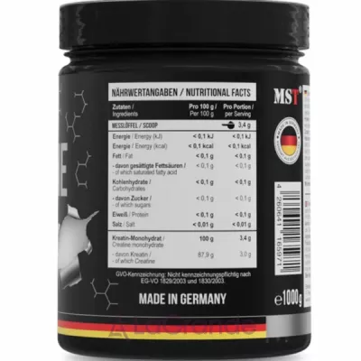 MST Creatine Micronized Unflavored   