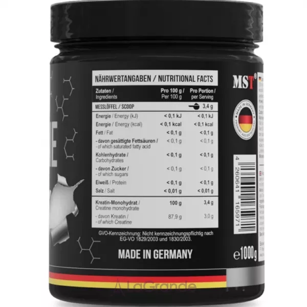 MST Creatine Micronized Unflavored ������� ������� 