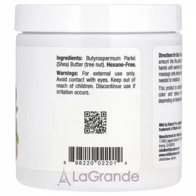 Mild By Nature Moisturizing Shea Butter   