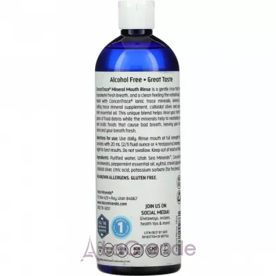 Trace Minerals ConcenTrace Mineral Mouth Rinse     ,   