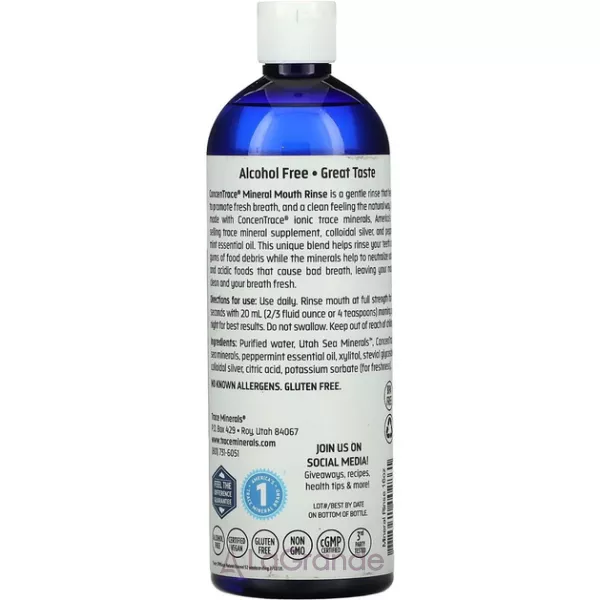 Trace Minerals ConcenTrace Mineral Mouth Rinse ����������� �������������� ��� ������� ���, �� ������ ����