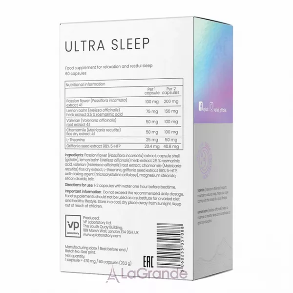 VPlab Ultra Sleep ĳ������ ������� ��� ���������� ���, �������
